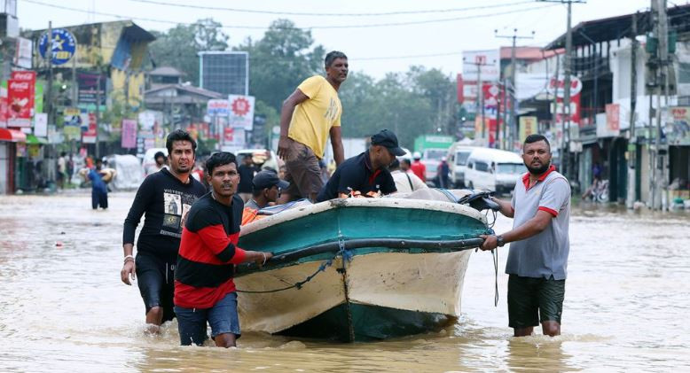 श्रीलंकामा बाढीपहिरोबाट १३२ जनाको मृत्यु, १७६ जना बेपत्ता