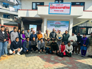 सांग्रिला डेभलपमेन्ट बैंकद्वारा बाढीपहिरो प्रभावितका लागि न्यानो कपडा हस्तान्तरण