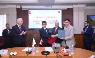 नेपाल र जापान सरकारबीच ऋणका लागि सम्झौता, कोटेश्वर चोक सुधार आयोजनाका लागि ३१.७६ अर्ब दिने