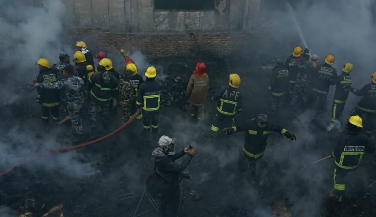 गैरीगाउँमा भएको आगलागीबाट रु एक करोड ६२ लाखको क्षति