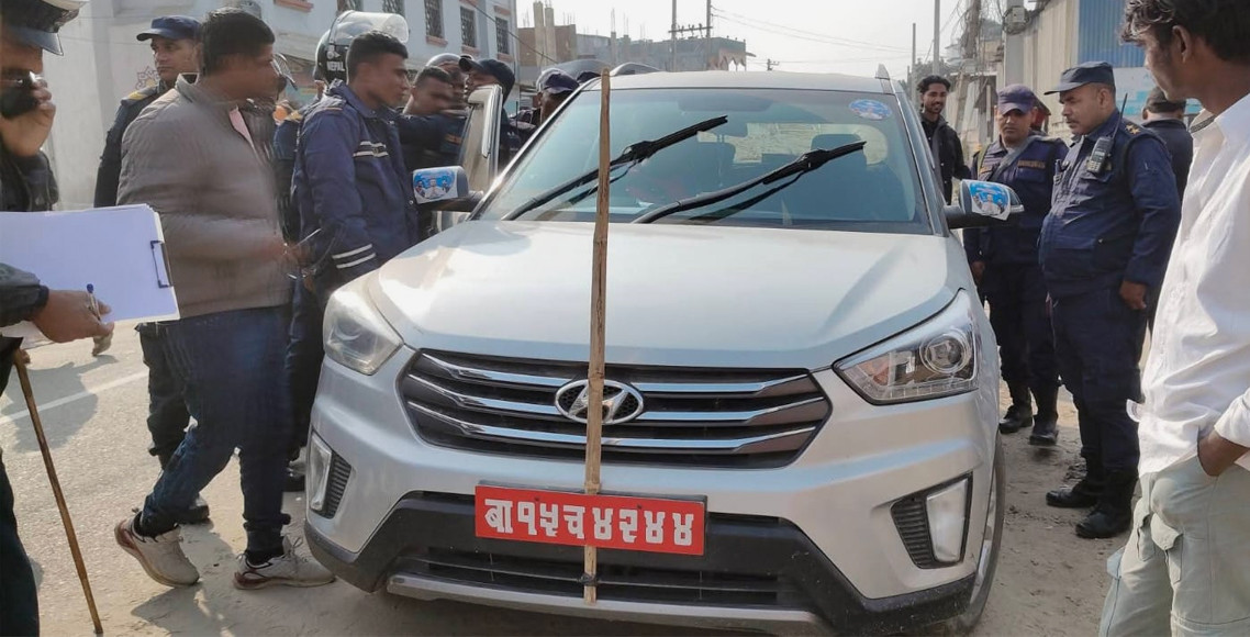 रास्वपा उम्मेदवार सवार गाडीको ठक्करबाट बालिकाको मृत्यु