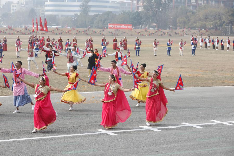 प्रजातन्त्र दिवसका अवसरमा टुँडिखेलमा विशेष कार्यक्रम