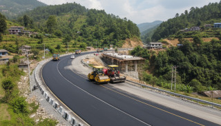 नौविसे-नागढुंगा सडक खण्डको काम अन्तिम चरणमाः ८५ प्रतिशत सम्पन्न