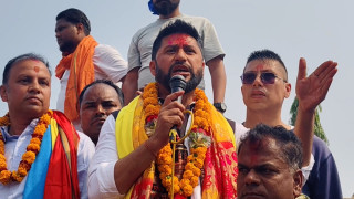 रास्वपा सभापति लामिछानेको घोषणा, देश–मधेस विभाजित गर्ने राजनीतिको अन्त्य गर्छौं