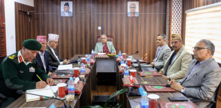 सिंहदरबारमा राष्ट्रिय सुरक्षा परिषद्को बैठक
