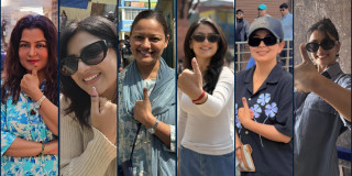 नायिकाहरूले गरे मतदान