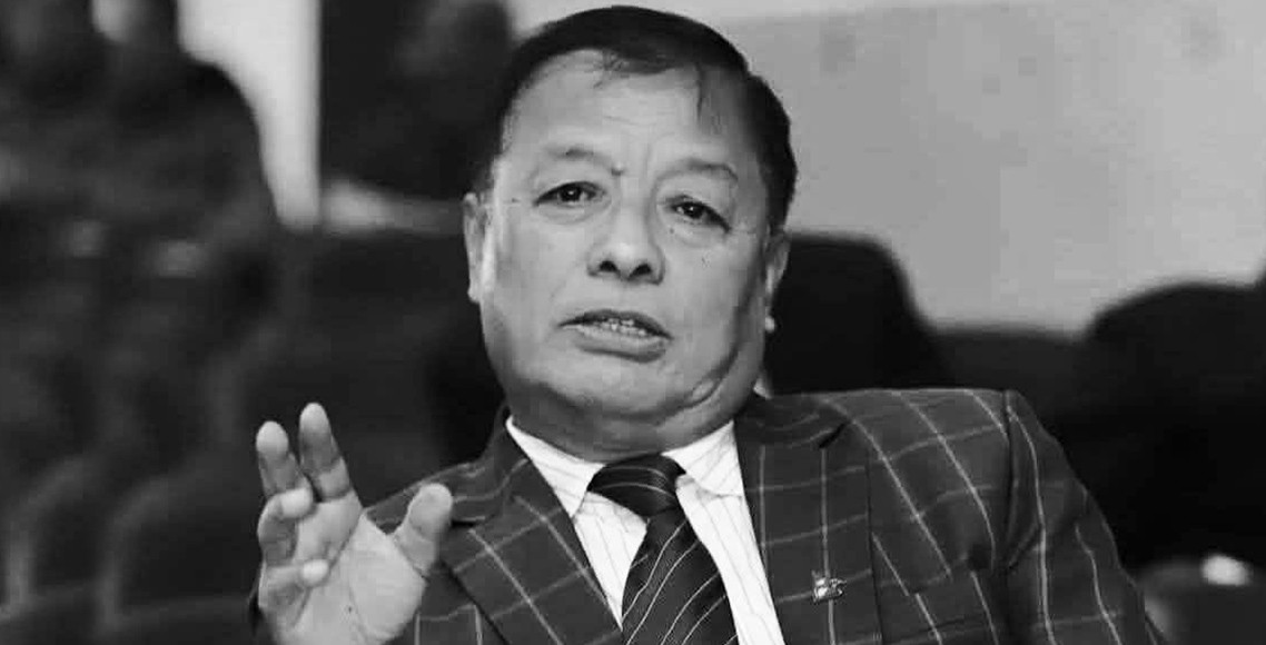 बैठकस्थलमा बोल्दाबोल्दै ढलेका एमाले नेता कृष्ण थापाको निधन