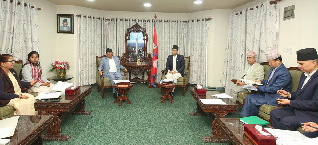 संसद् भवन निर्माण कार्यप्रति सभामुख र राष्ट्रिय सभा अध्यक्षको चासो