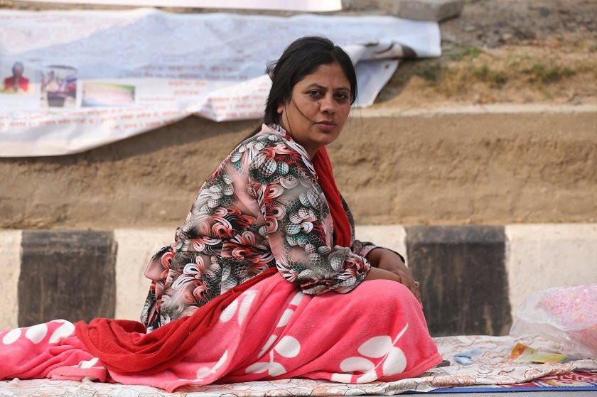 १० बुँदे मागसहित आमरण अनसनमा शोभा पाठक