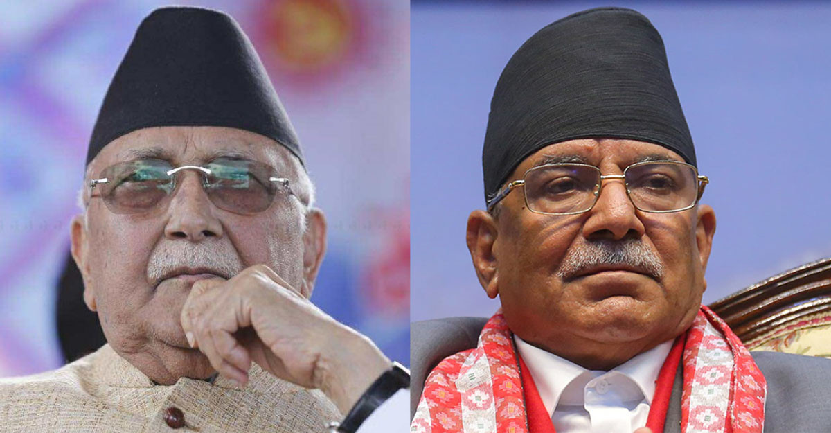 ओली र प्रचण्डबीच भेट,  के-के भयो कुराकानी ?