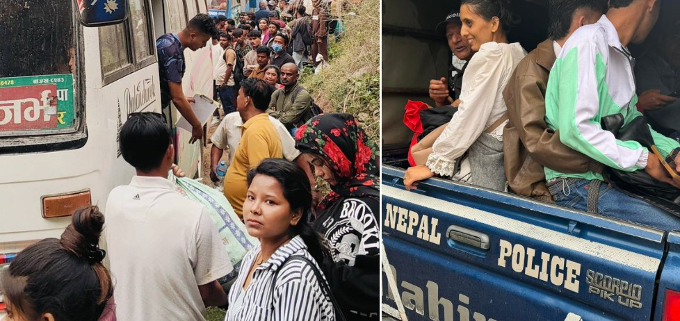 बीपी राजमार्गमा अलपत्र परेका यात्रुको उद्धार
