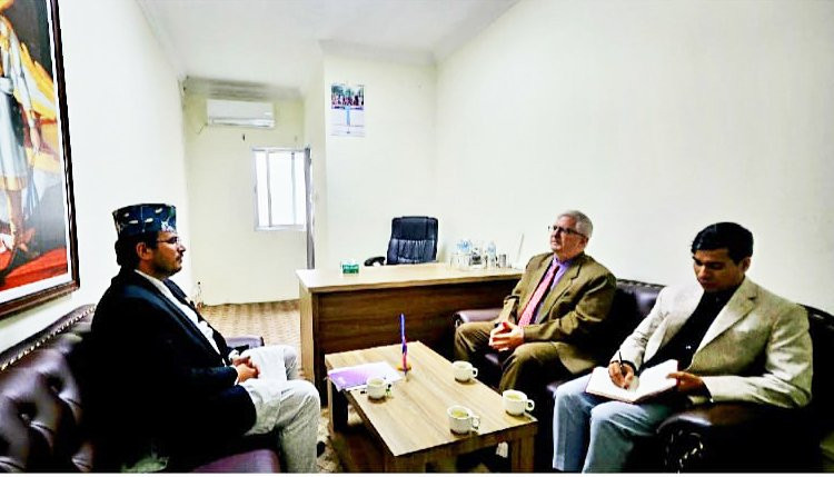 ज्ञानेन्द्र शाही र इजरायली राजदूतबिच भेटवार्ता