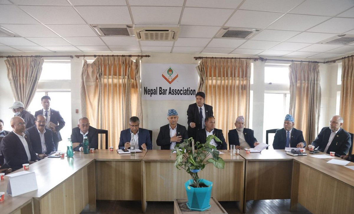 नेपाल बार एसोसिएसनकाे आकस्मिक बैठक