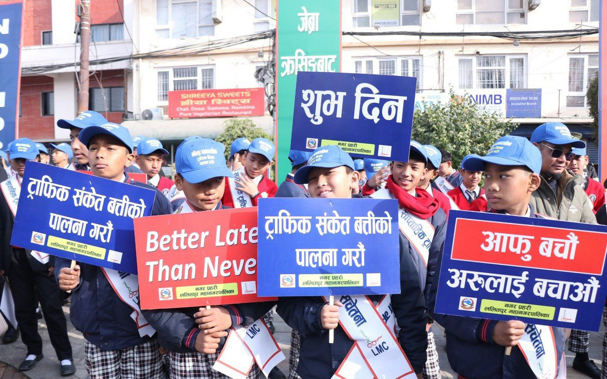 पर्सामा विश्व सडक सुरक्षा सप्ताहमा ट्राफिक सचेतना