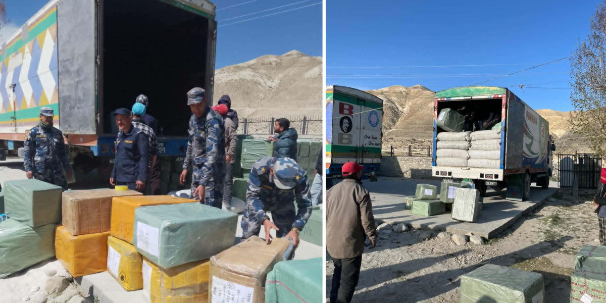 मुस्ताङको लोमान्थाङमा चीनबाट भित्र्याइएको ५९० कार्टुन भेपसहित ३ जना पक्राउ
