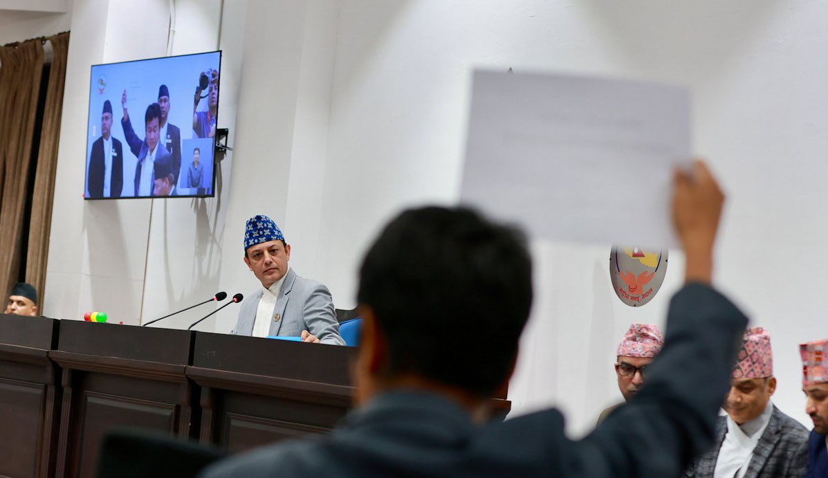 प्रतिनिधि सभामा श्रम संस्कृति पार्टीको विरोध जारी
