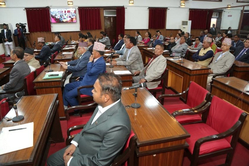 सरकारले जवाफ नदिएको भन्दै राष्ट्रियसभामा आपत्ति