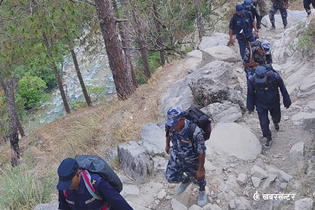 लाम्पाटा क्षेत्रमा सुरक्षा व्यवस्था कडा: इन्स्पेक्टरको नेतृत्वमा फौज परिचालन