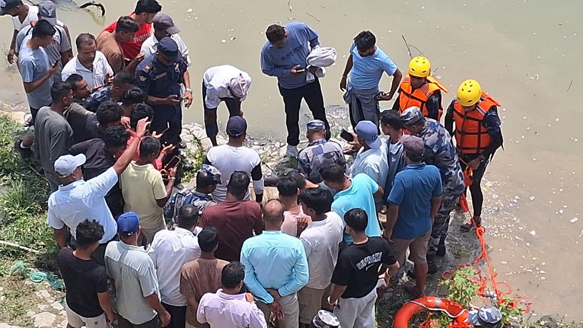 बागमती नदीमा बेपत्ता भएका २ जनाको मृत्यु, ३ जनाको सकुशल उद्धार