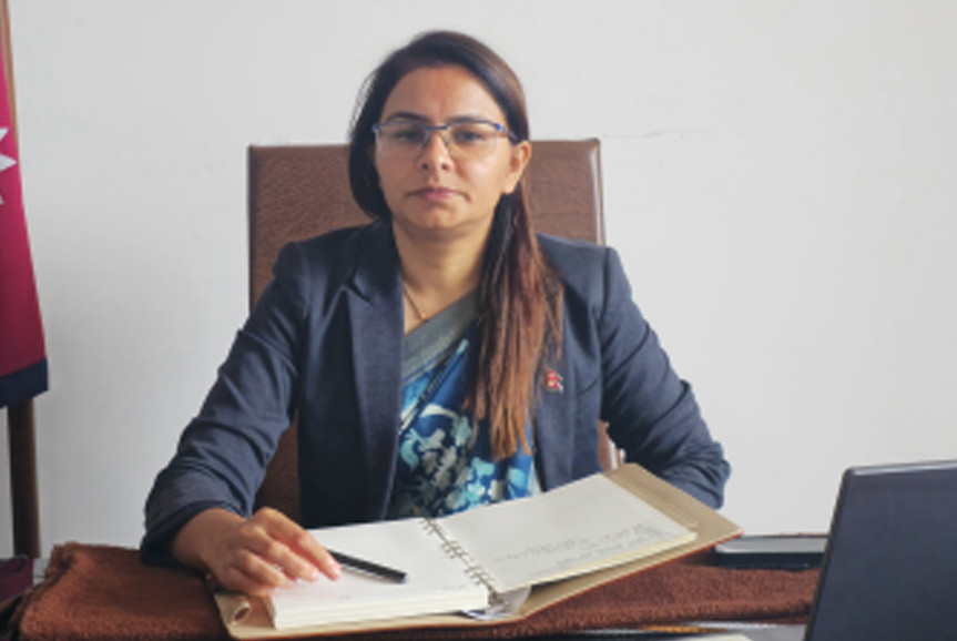 त्रिभुवन विमानस्थल अध्यागमन प्रमुखमा सिर्जना थपलिया