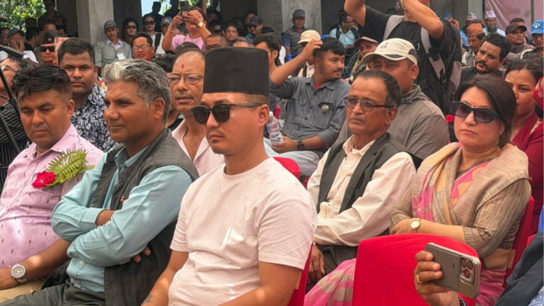 रास्वपा गोरखाको अधिवेशनमा पूर्वगृहमन्त्री सुधन गुरुङको सहभागिता