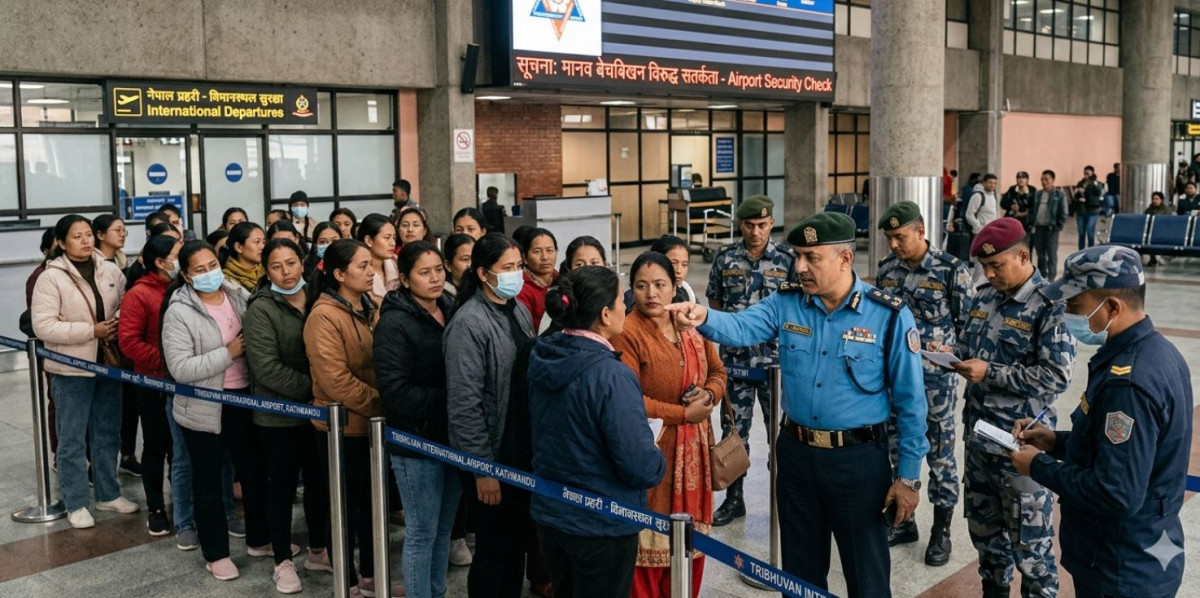 भिजिट भिसामा ओमान उड्न लागेका २७ महिला  विमानस्थलबाट फर्काइयो