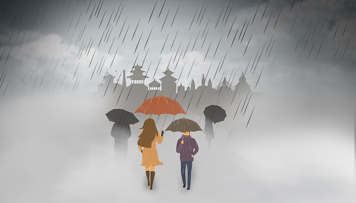 ६ दिन ढिला गरी नेपाल भित्रियो मनसुन, आज कहाँ-कहाँ हुन्छ वर्षा ?