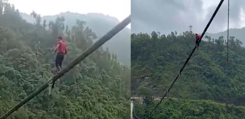 त्रिशूलीमा हाम फाल्न खोजेका  ३२ वर्षीय युवकको उद्धार