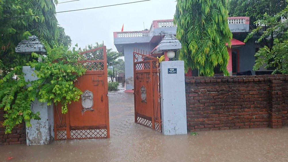 अविरल वर्षाका कारण सुदूरपश्चिमका कैलाली र कञ्चनपुर जलमग्न