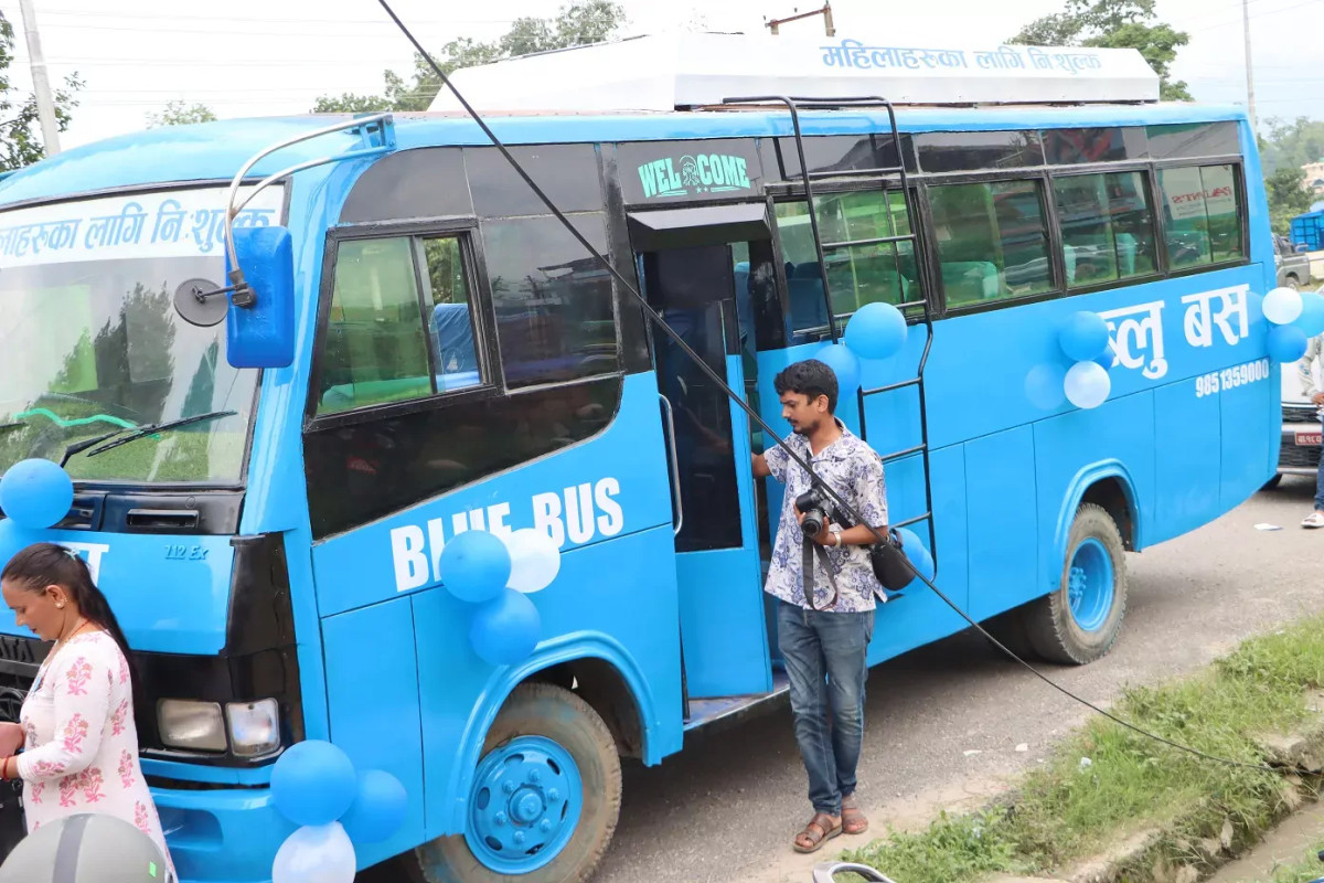 काठमाडौंमा ‘ब्लू बस’ सेवा सञ्चालनको तयारी