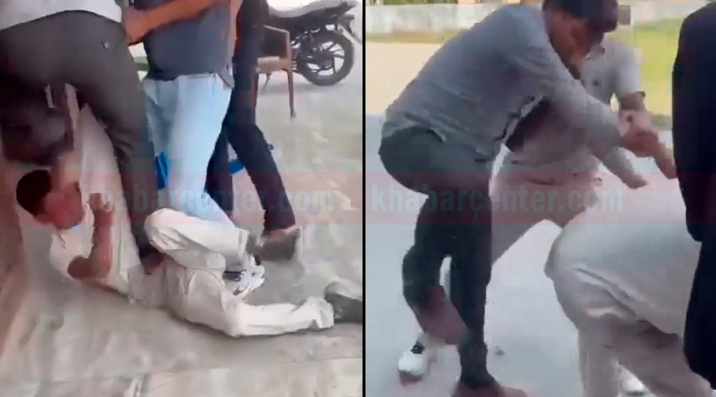 उपप्रमुखले सर्वसाधारण कुटेको भिडियो भाइरल