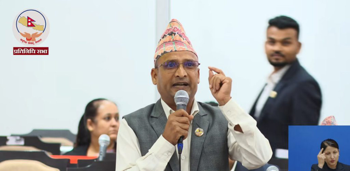 गृहमन्त्री गुरुङको अभिव्यक्तिप्रति संसद्‌मा नियमापत्ति: रेकर्डबाट हटाउन सांसद गोपाल शर्माको माग