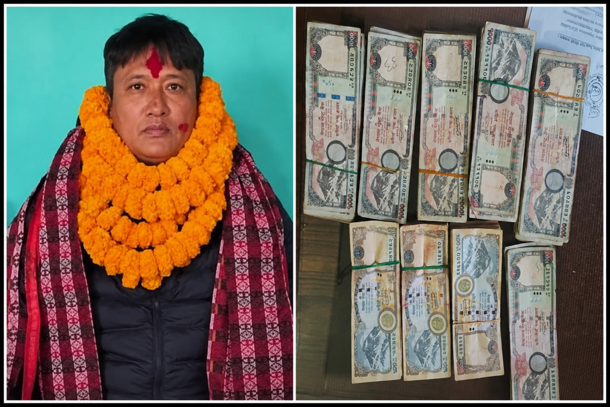 विमानस्थलमा साढे ६ लाख नगदसहित उपसचिव पक्राउ