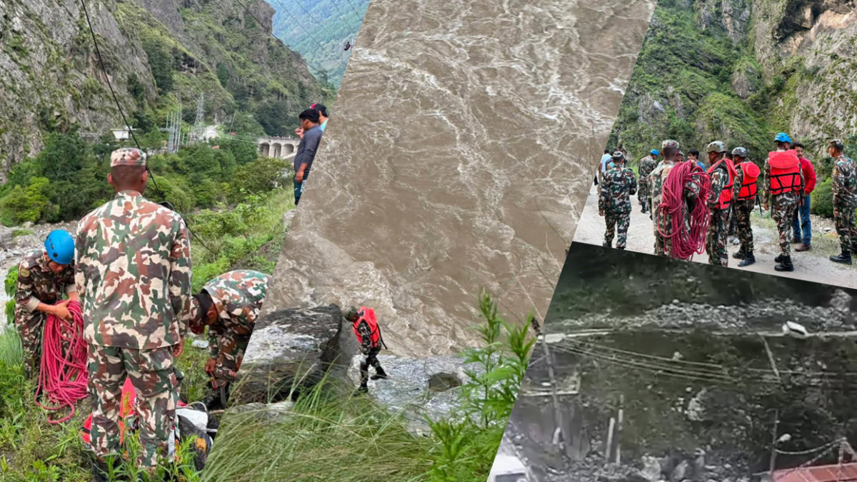 भोटेकोसीमा चालकसहित बेपत्ता गाडीको खोजीकार्य तीब्र