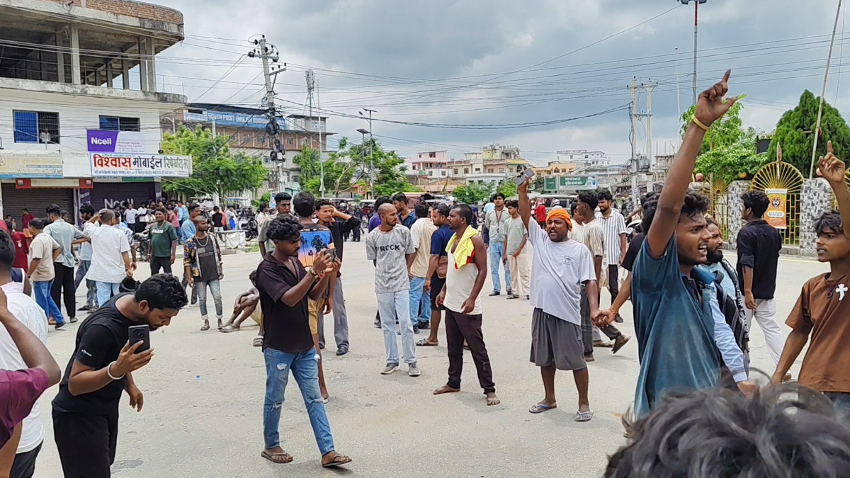 सुनसरी घटनाको विरोधमा जनकपुरधाम बन्द, जनजीवन प्रभावित