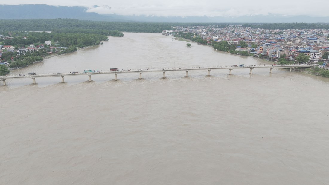 नारायणी नदी सतर्कता तह पार, उच्च सावधानी अपनाउन आग्रह