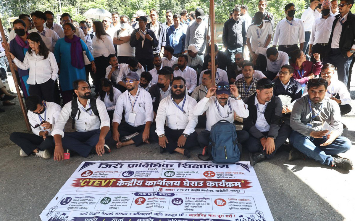 सीटीईभीटी श्रमिकको चेतावनी– माग पूरा नभएसम्म खबरदारी जारी राख्ने
