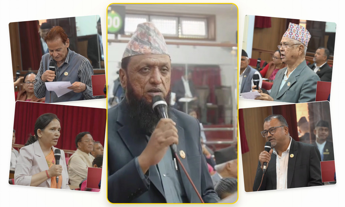 राष्ट्रिय सभामा खाना पकाउने ग्यासको अभाव र शान्ति सुरक्षाको विषयमा सरकारको आलोचना