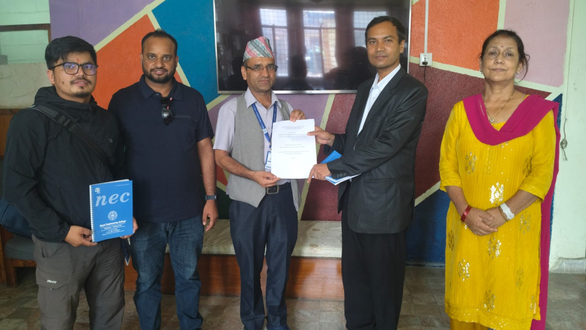 नेपाल इन्जिनियरिङ कलेज र मधुसूदन फाउण्डेशन बीच समझदारी