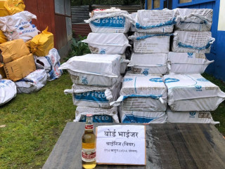 ५२ लाख मूल्यको ७८८ काटुन चिनियाँ मदिरा बरामद