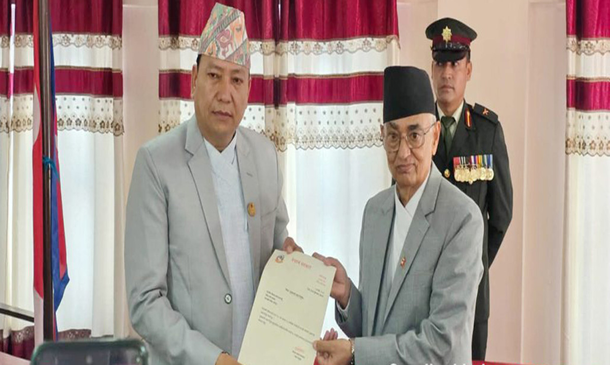 बागमतीको मुख्यमन्त्रीमा किरण थापा नियुक्त