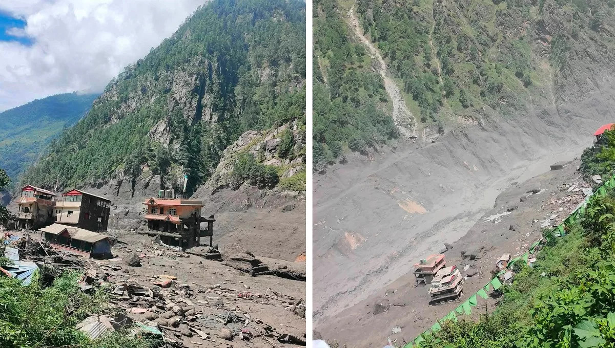 रसुवाको बाढीपछि हुम्लाका १० जना सम्पर्कविहीन