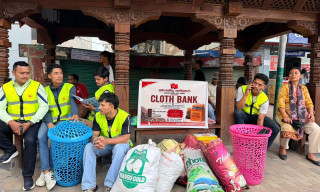 अखिल क्रान्तिकारीद्वारा बाढी प्रभावितका लागि ‘क्लोथ बैंक’ सञ्चालन