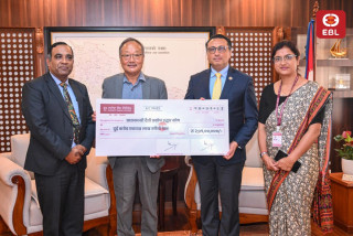 भोटेकोशी बाढीपीडितको राहत, उद्धार र पुनर्स्थापनाका लागि एभरेष्ट बैंकको सहयोग