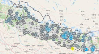 आज दिउँसो धेरै स्थानमा भारी वर्षा हुने पूर्वानुमान