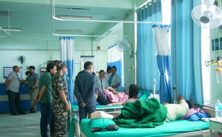 रसुवा बाढीका २१ घाइते त्रिवि शिक्षण अस्पतालमा उपचार हुँदै