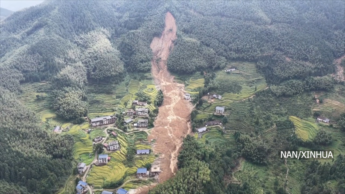 पूर्वी चीनको जियान्ग्सी प्रान्तमा पहिरोका कारण चार जनाको मृत्यु