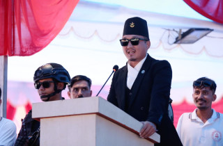 ‘हामी कसैसँग राजनीति सिक्न आएका होइनौं, सिकाउन आएका हौँः गृहमन्त्री गुरुङ