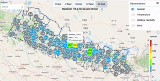 आज यी ११ जिल्लामा भारी वर्षा हुने