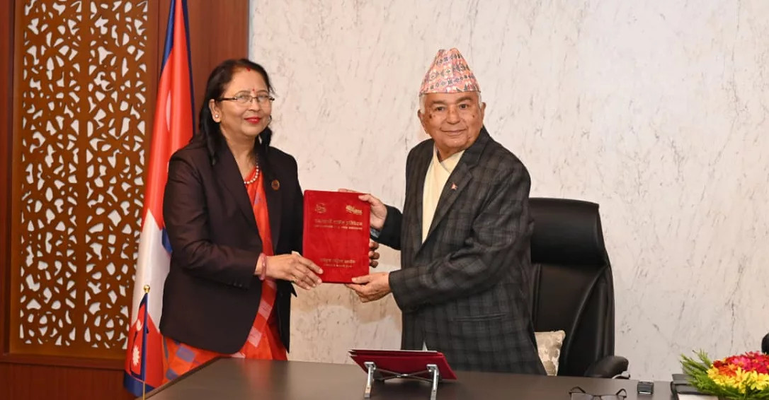 राष्ट्रपतिसमक्ष राष्ट्रिय महिला आयोगको वार्षिक प्रतिवेदन पेस